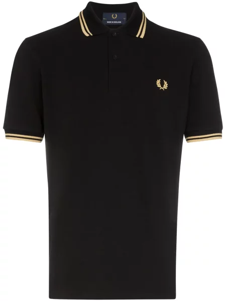 Polo Fred Perry cu dungi negru