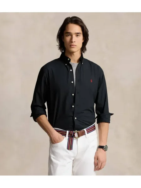 POLO RALPH LAUREN Cămașă | Custom fit negru