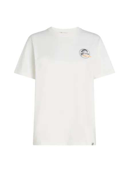 O'NEILL Tricou albastru deschis / portocaliu caisă alb