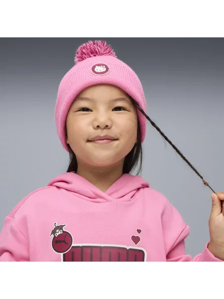 Czapka z pomponem PUMA × HELLO KITTY AND FRIENDS PUMA różowa