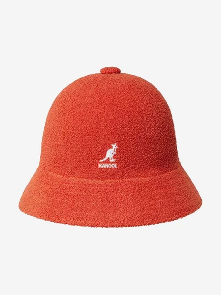 Bermudy Kangol casual pomarańczowe