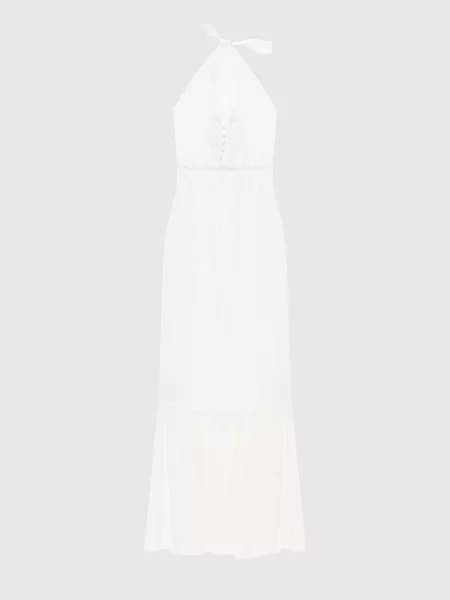 Платье с открытой спиной Jacob Lee белое