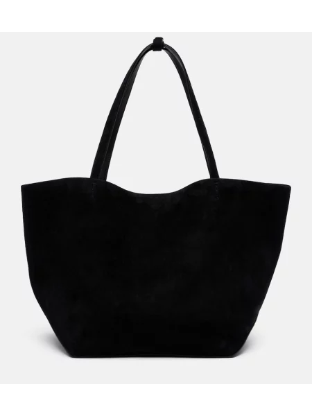 Torbica The Row iz semiša črna