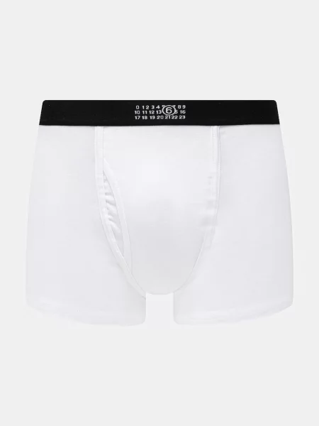 Maison Margiela bokserki dopasowane z białe