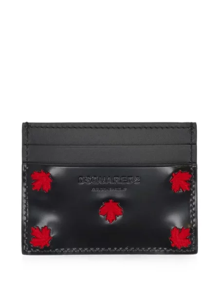 Portofel Dsquared2 cu autograf negru