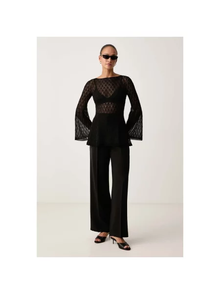 Sweter Twinset czarny