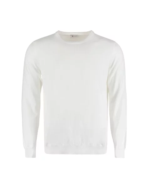 Dzianinowy sweter The (alphabet) biały