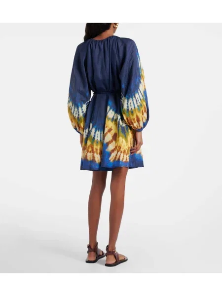 Rochie Alemais cu imagine albastru