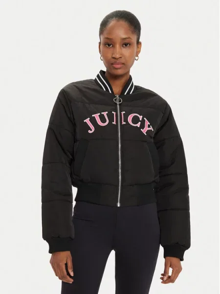 Bomber jakna Juicy Couture crna