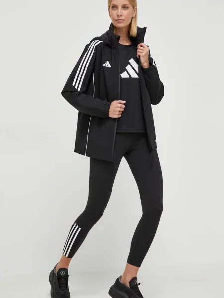 ADIDAS PERFORMANCE Geacă sport negru alb