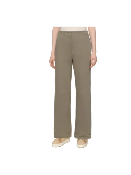 Spodnie Max Mara zielone