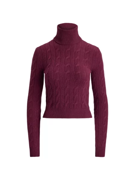 Scurt șapcă Polo Ralph Lauren cu broderie din jerseu maro