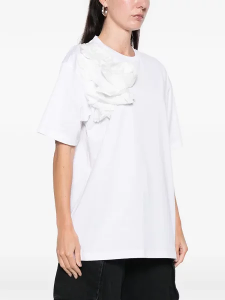 Tricou Marques'almeida cu model floral alb