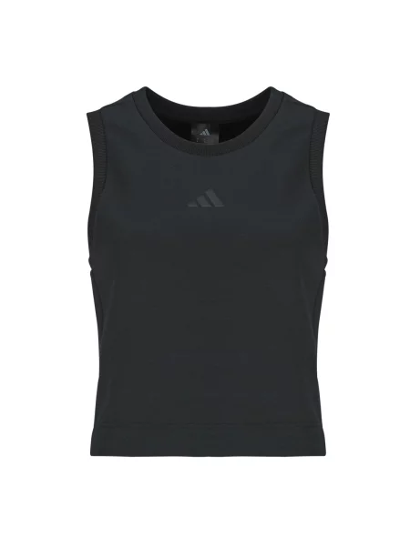 Neoblazinjeno majica brez rokavov Adidas brez rokavov črna