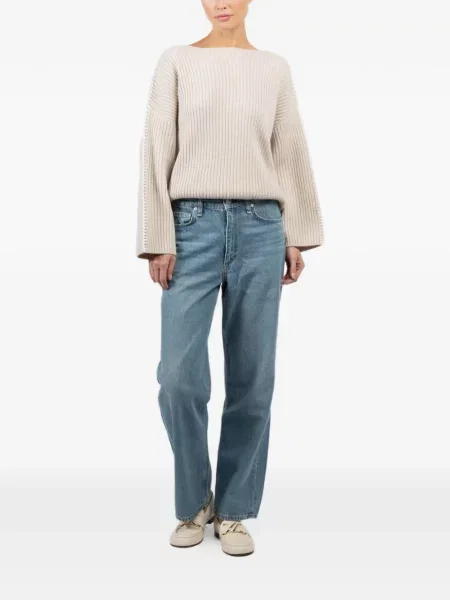 Blugi drepți Rag & Bone albastru