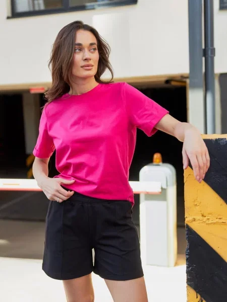 Футболка Umon малиновий бавовна/еластан