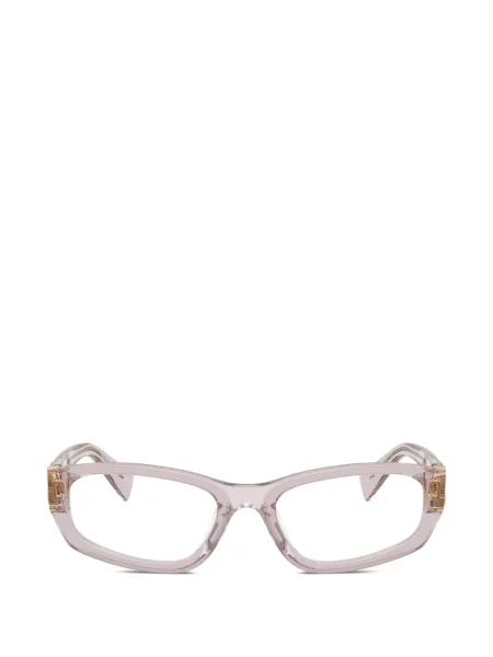 Ochelari de soare Miu Miu Eyewear cu autograf roz