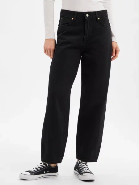 Marc O'Polo Denim Damsie dżinsy typu barrel Kobiety czarny