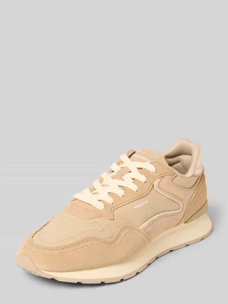 Sneakersy z mieszanki skóry z detalem z logo model City Hoff