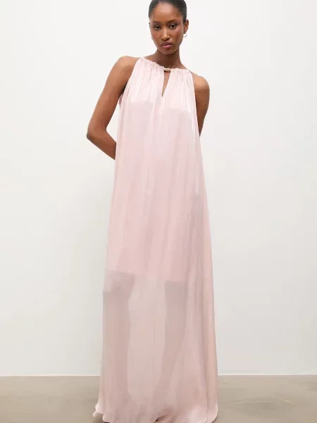 Answear.LAB rochie halter roz