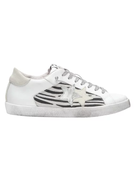 Sneakersy 2star skórzane białe