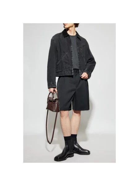Bermudy Maison Margiela wełniane czarne