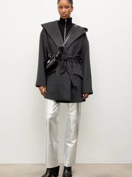 Answear.LAB palton de lana negru