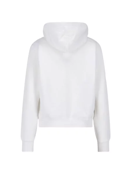Kerek nyakú fleece nadrág Polo Ralph Lauren autogrammal fehér