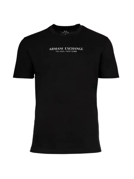 ARMANI EXCHANGE Tričko černá