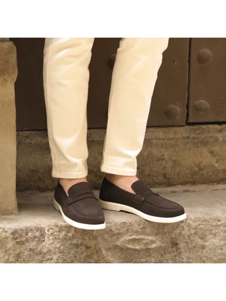 Półbuty Loake skórzane brązowe