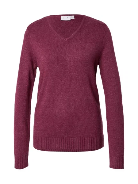 VILA Pulover VIRil mov zmeură