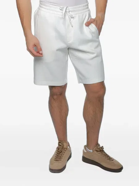 Pantaloni scurți Armani Exchange cu imagine cu cordon alb