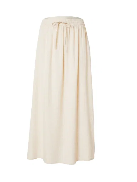 PIECES Fustă PCPIA crem