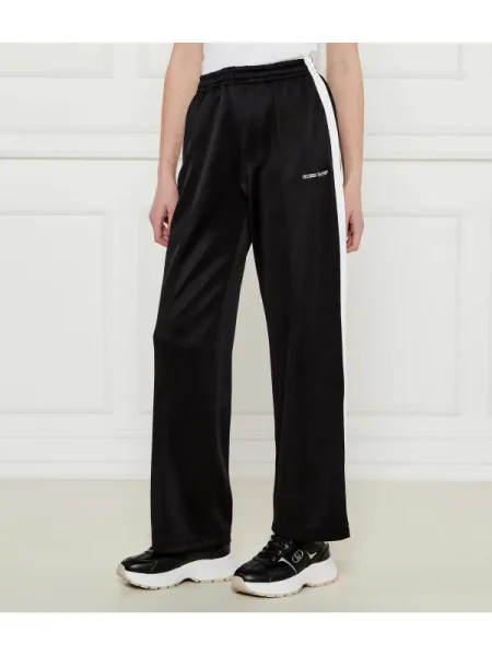 Guess Jeans Pantaloni de trening TRICOT | Relaxed fit negru