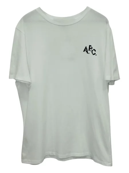 Tricou A.p.c. cu imagine alb