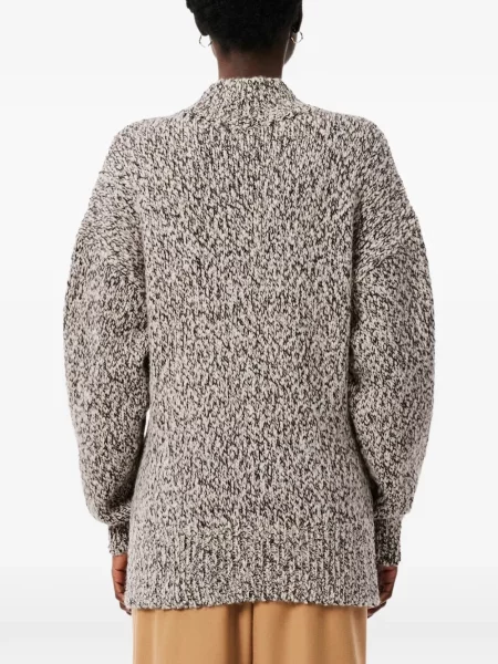 Pulover Lacoste de lână cu guler înalt