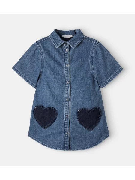 Džinsinė suknelė Stella Mccartney mėlyna