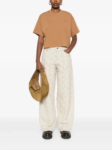 Cropp tricou Autry maro