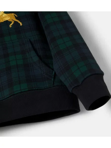Gyerek kapucnis melegítő felső Polo Ralph Lauren zöld