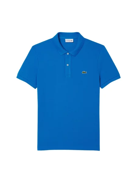 Koszulka polo Lacoste z krótkim rękawem niebieska