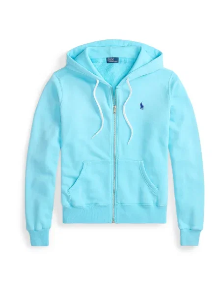 Polo Ralph Lauren felső türkiz sima kapucnis