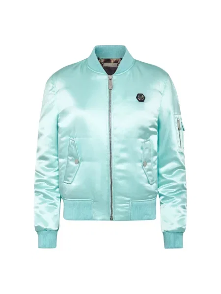 Kurtka bomber Philipp Plein zielony