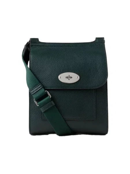 Torba crossbody Mulberry skórzana zielona