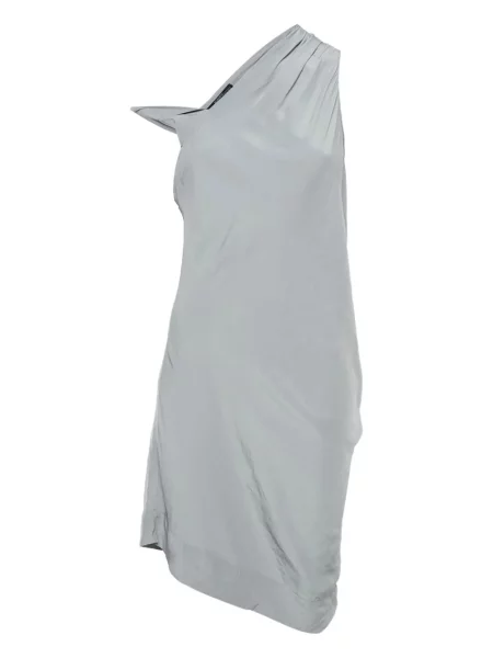 Rochie midi Allsaints până la genunchi de costum gri