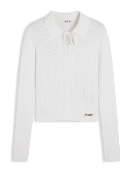 Tommy Jeans Pulover alb