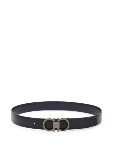 Cu centură reversibil curea Ferragamo albastru