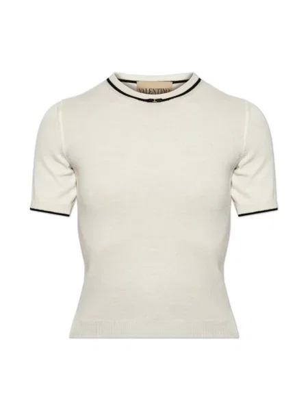 Sweter Valentino wełniany beżowy
