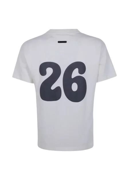 Μπλούζα Fear Of God Essentials με στρογγυλή λαιμόκοψη με αυτόγραφο γκρι