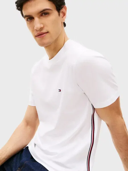 Футболка Tommy Hilfiger в полоску белая