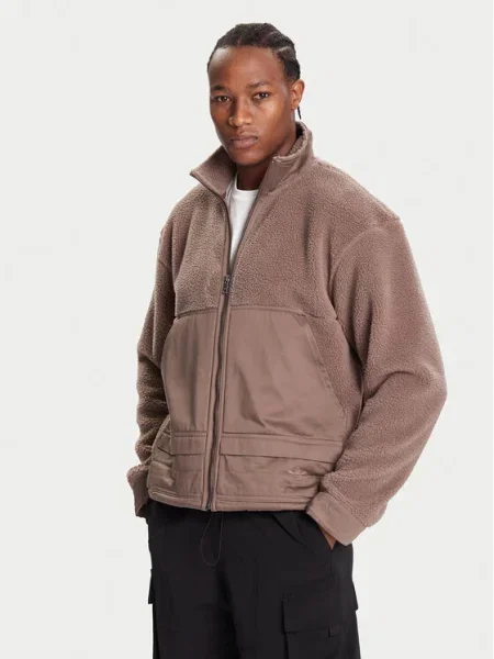 Полар Adidas Originals кафяво